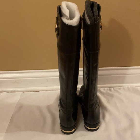 Michael Kors Black Leather Boots - Picture 6 of 15